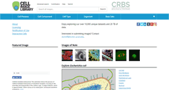 Desktop Screenshot of cellimagelibrary.org